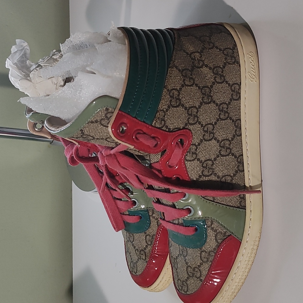 Gucci High-Tops with Red and Green Details - Picture 2 of 8